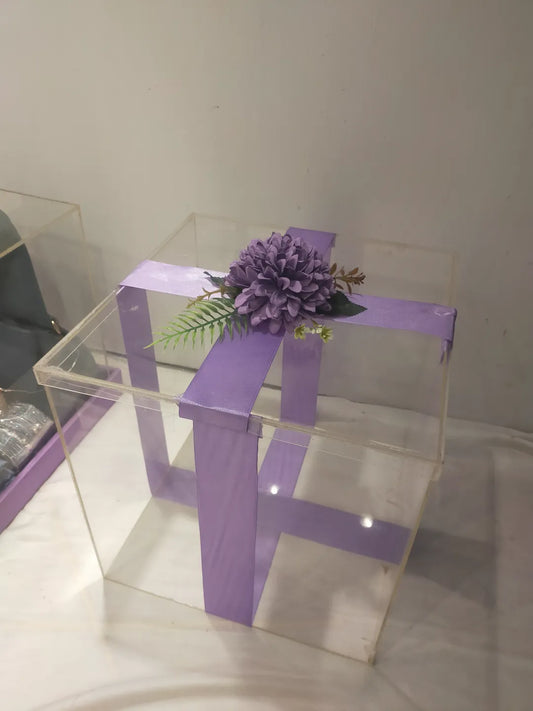 Customized Acrylic Gift Box Set for Wedding