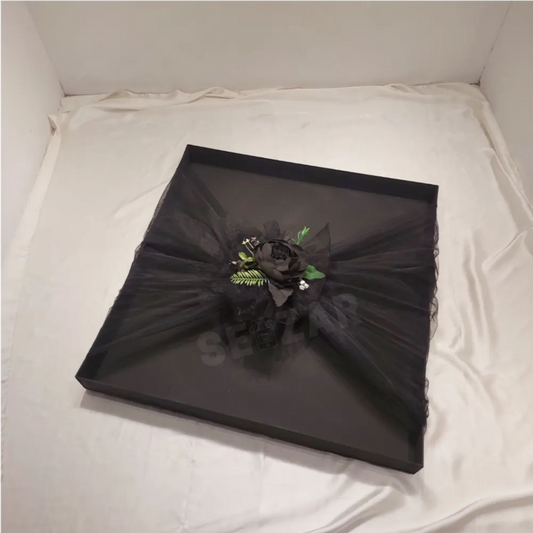 Black Customized Wedding Gift Tray Set
