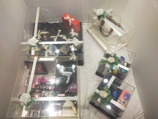 Customized Acrylic Wedding Gift Box Set
