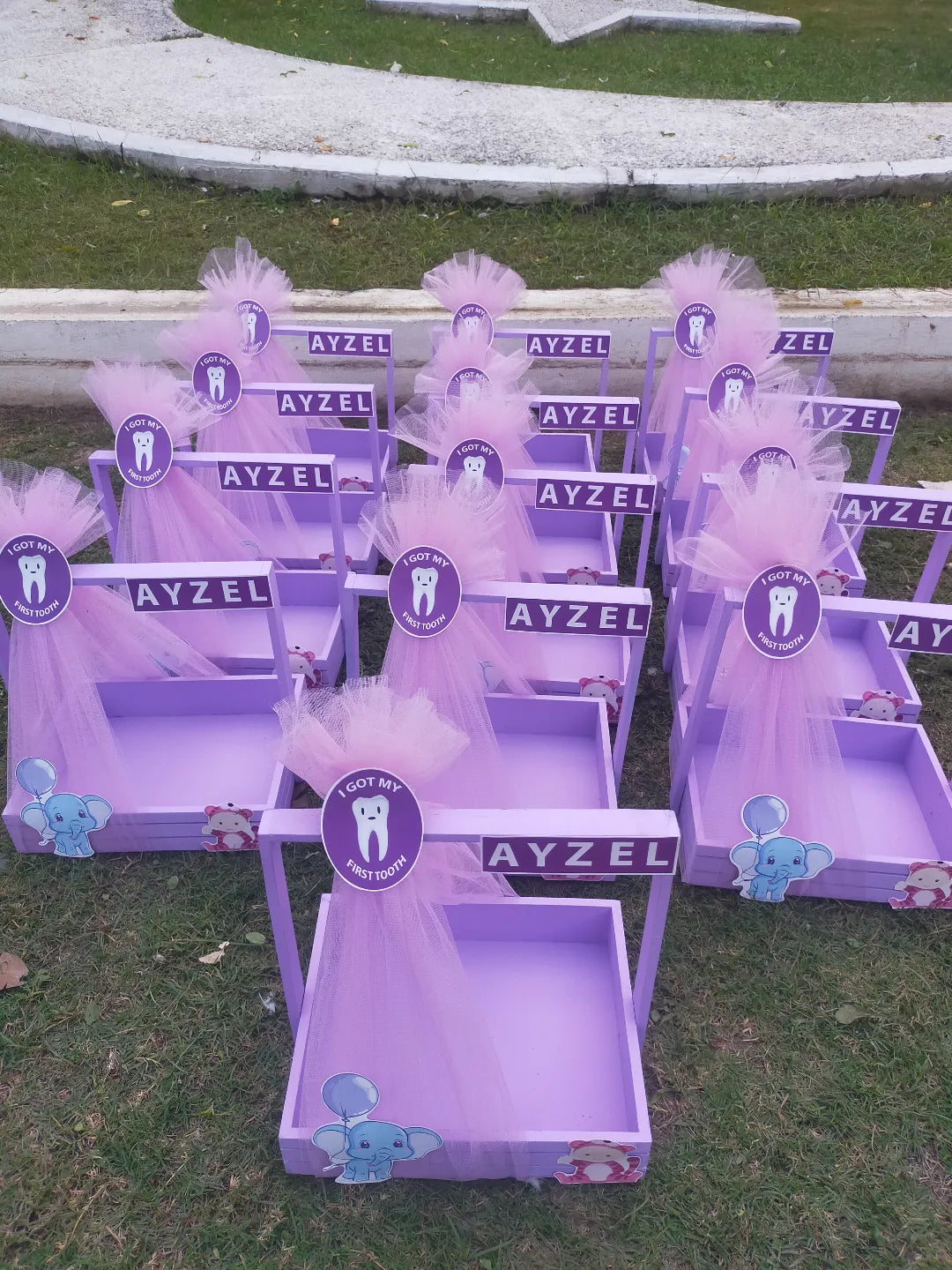 Customized First Tooth Celebration Gift Tray