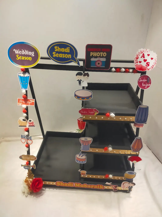 Customized Mehndi Wedding Gift Display Rack