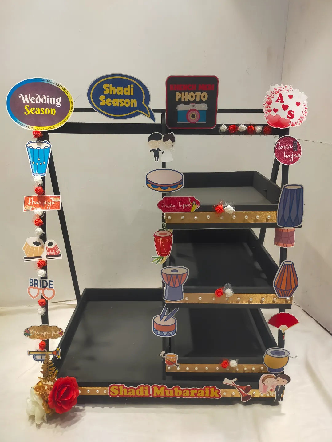 Customized Mehndi Wedding Gift Display Rack