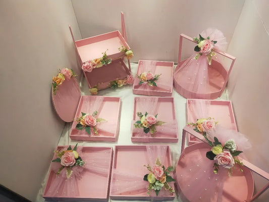 Customized Wedding Gift Tray Set