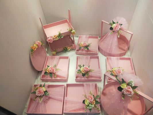 Customized Wedding Gift Tray Set