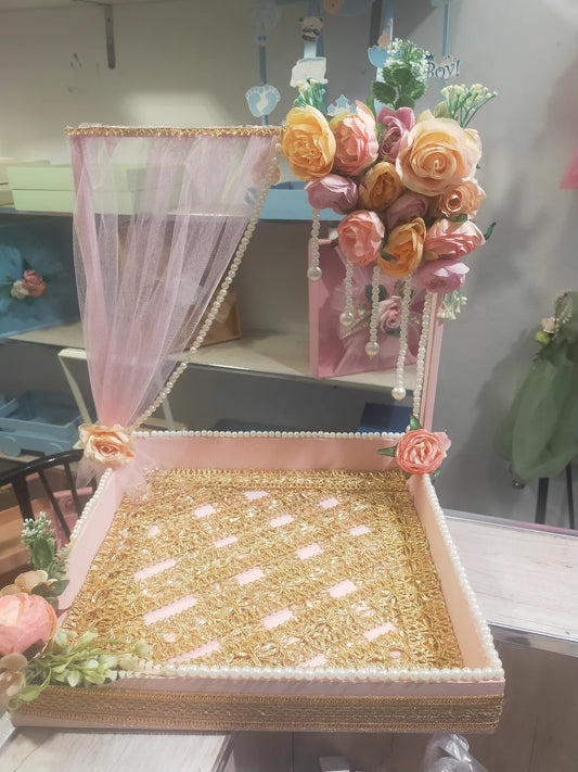 Handmade Wedding Floral Gift Tray