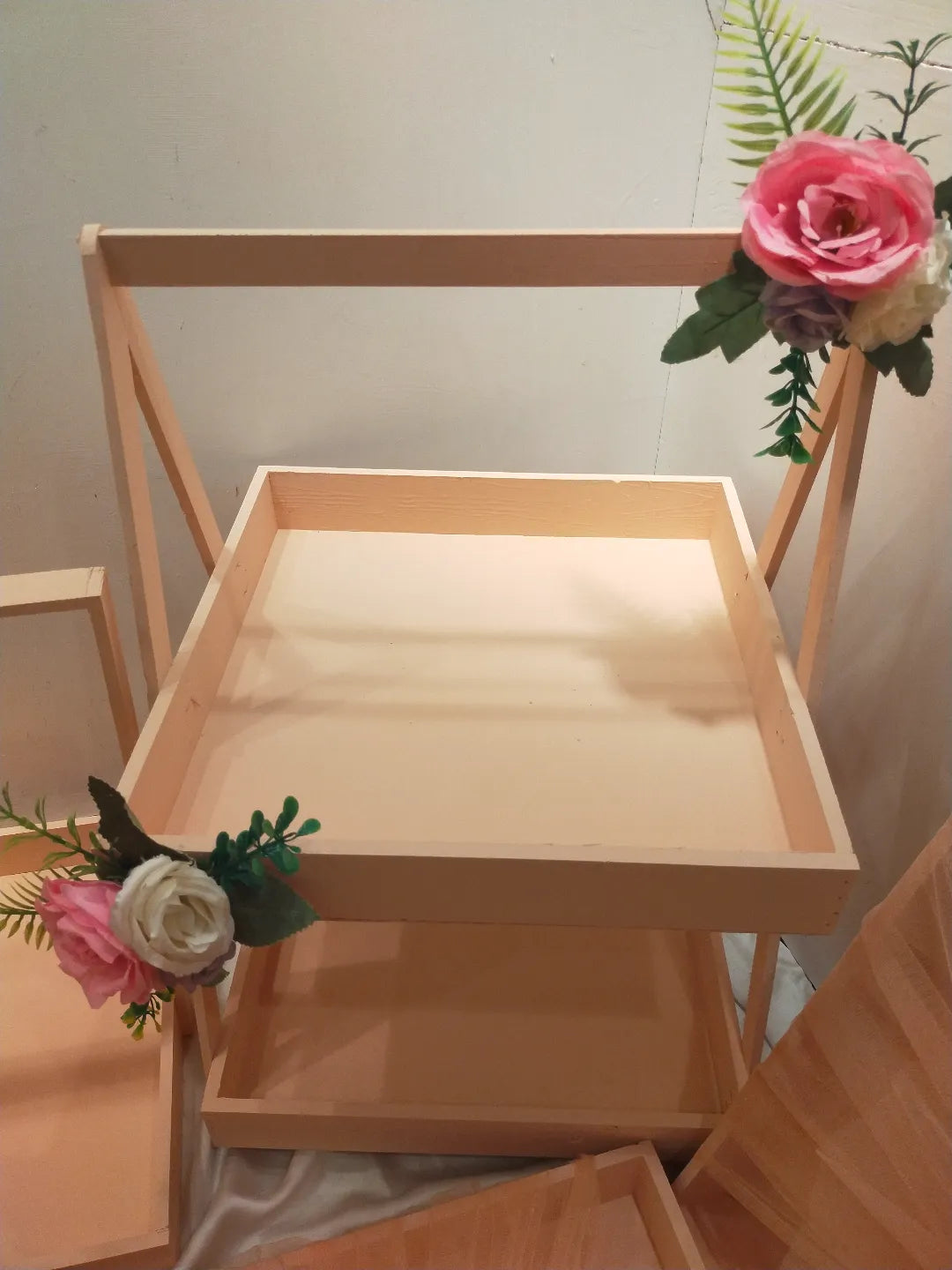 Wedding Gift Trays Set with 2 Tier Rack